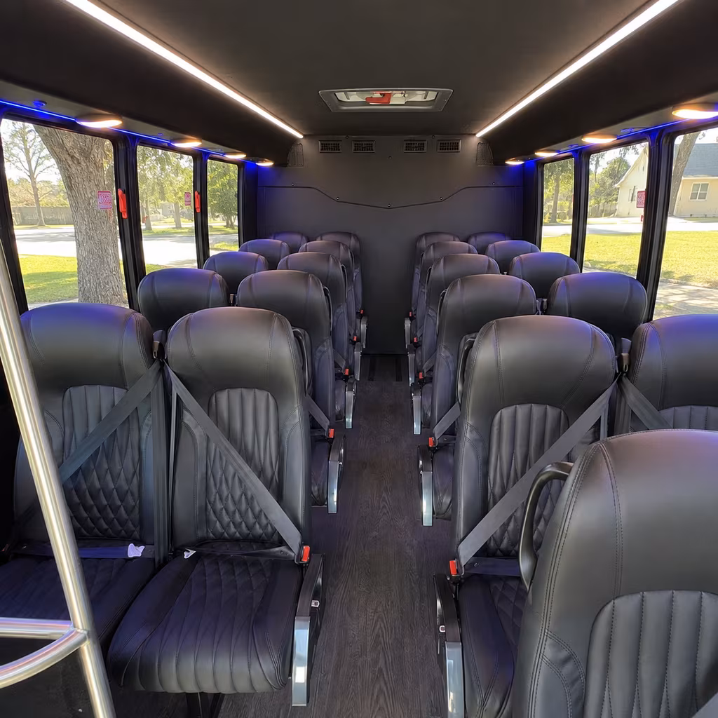 30 passenger minibus interior