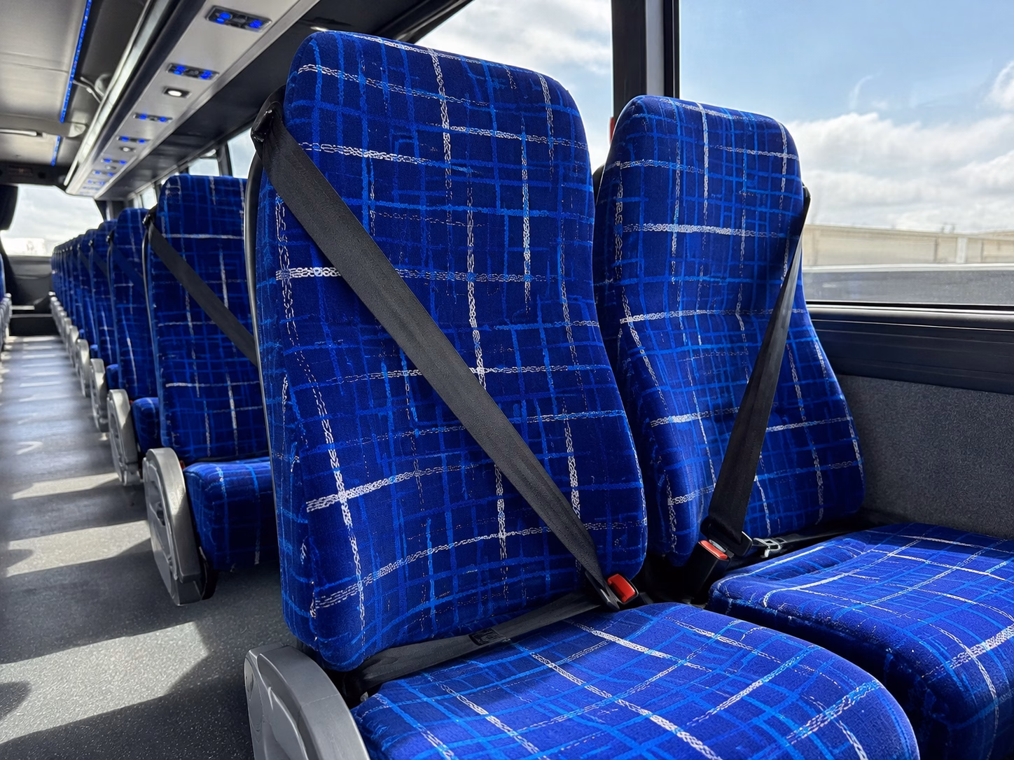 lakeland charter bus interior gallery