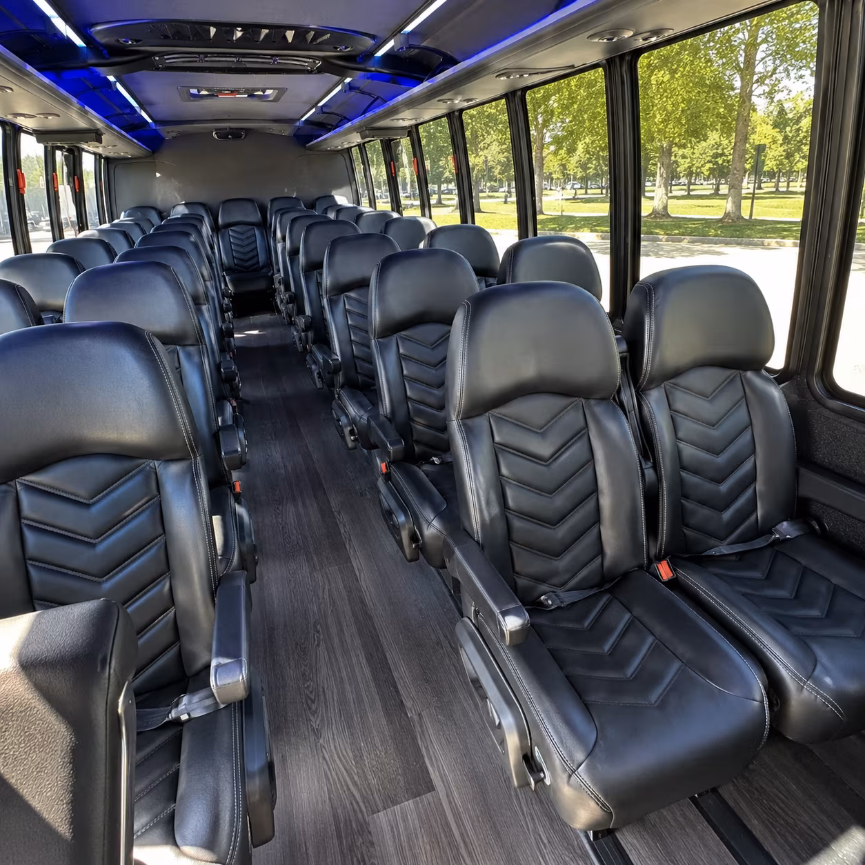 lakeland corporate event transportation onboard seating